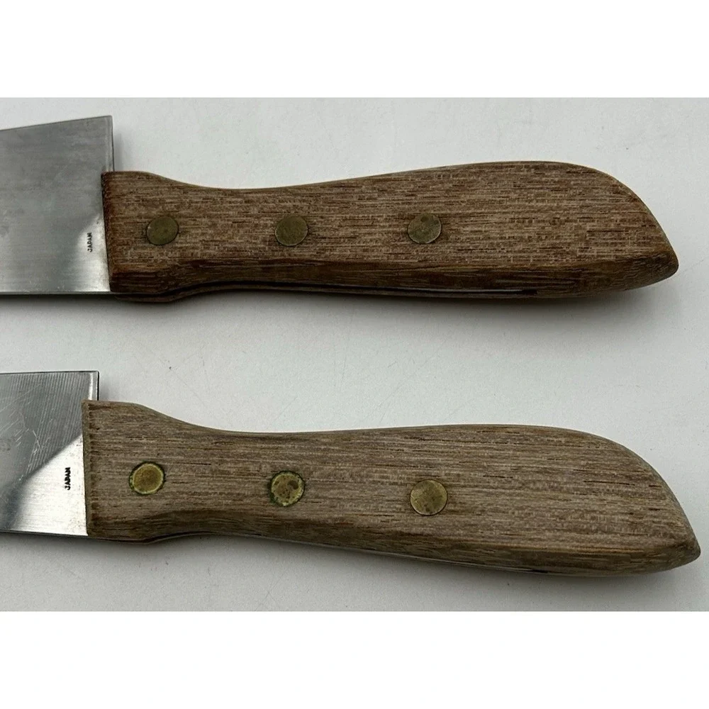Tedron Swords Butcher's‎ Knives Vintage Molybdenum Vanadium Steel Lot Of 2